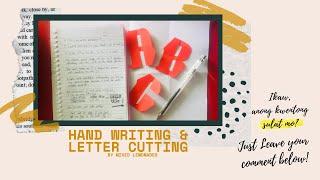 PENMANSHIP and LETTER CUTTING by Mixed LeMonades