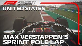 Max Verstappen's Sprint Pole Lap | 2023 United States Grand Prix | Assetto Corsa