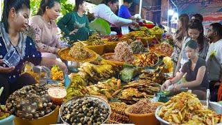 Cambodia food vlog - Cambodian Yummy Fast Food & Fresh Market Food