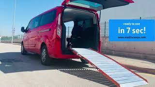 Wheelchair Accessible Van Ramp is ready to use in 7 seconds