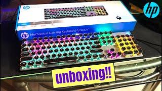 HP GK400Y RGB Mechanical Gaming Keyboard | Full Unboxing