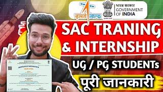  ISRO Students Internship & Training 2025 | SAC Internship for UG/PG/Research Students | Apply Now!