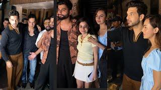 when Karan Kundra Tejasswi Prakash Urfi Javed Raj Kundra Together  At Bastian in bandra