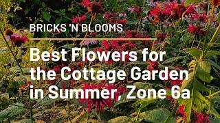 Best Flowers for the Cottage Garden in Summer, Zone 6a  // Bricks 'n Blooms