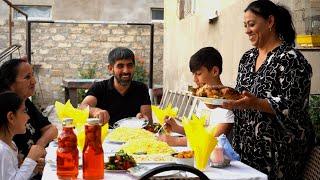 For 1.5 Hours For My Son's Birthday We Cooked Karabakh Pilaf + Pancho Cake and Rice Salad