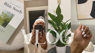 #vlog | Sleep over prep | Bible Chat : Waiting season | Nails & more | #southafricanyoutuber