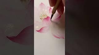 Expressive watercolor freehand brushwork | Eastern Aesthetics