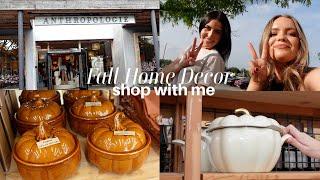 *NEW* FALL HOME DECOR SHOP WITH ME!  Anthropologie & World Market 2024