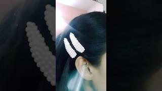 Diy hair clip #shorts #crafter #shortvideo #youtubeshorts @CrafterMona