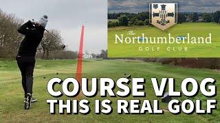 Can I play to scratch | Northumberland Golf Club Course VLOG | Real Golf | 9 Holes