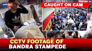 Caught on Cam: CCTV footage of the actual Bandra stampede incident, horrifying visuals