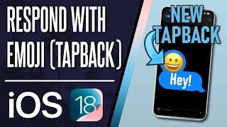 How to Respond to Messages With an Emoji on iPhone (iOS 18 Tapback)