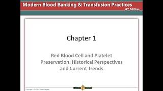 red blood cell and platelet preservation