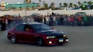 BMW M5 E39 & Corvette & 2 Mustangs GT Drifting in Egypt Auto Cross Round 3 2009