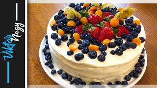 Fruit cake with mascarpone cream, very tasty and fast Viktor Nagy | recipes