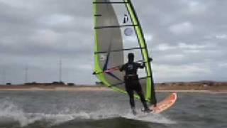 Wintertime Windsurfing at the Canadian Hole