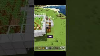 Auto crop farm in Minecraft!