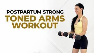 Postpartum Strength Workout (DAY 2) Arms & Upper Body