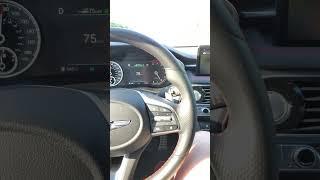 Genesis G70 Self Driving Mode - Highway Driving Assist