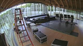 LED floor tile screen installation video iMagic  LEYARD VTEAM batch
