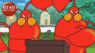 Animated short film about miscommunication | "Invasion of the Space Lobsters" - by Janet Perlman