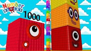 Numberblocks CUBE Step Squad 1 - 1000 to 1,000,000 MILLION to 10,000,000 MILLION BIGGEST Numbers