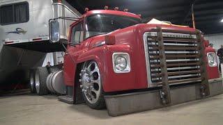 Bagged 1970s International LoadStar Semi Truck Hauler Texas Lone Star Throwdown 2019 Travel Trailer