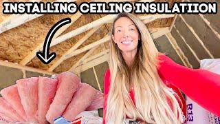 IS THIS RIGHT?! - CEILING INSULATION in the SHE SHED