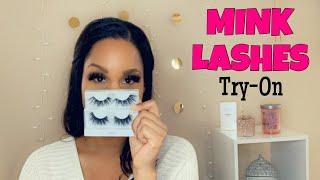 MINK LASHES Try On | BombExtensions