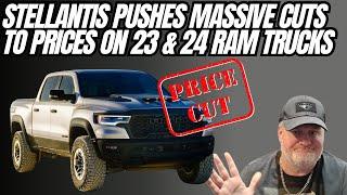 Stellantis Pushes Massive Cuts To Prices Of 2023 And 2024 Ram Trucks Insane Deals Happening