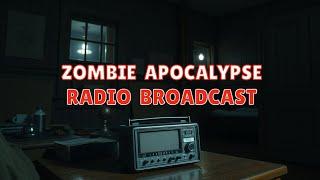 You're listening to the radio... during a zombie apocalypse