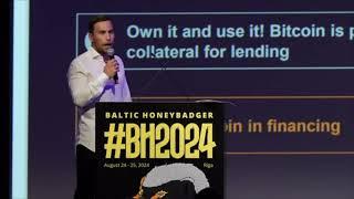 Leon Wankum - Bitcoin's Role as Collateral in Real Estate Development at Riga | Honeybadger 2024