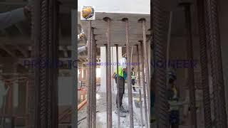 Precast Column Installation