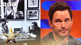 Chris Pratt and Arnold Schwarzenegger’s VERY competitive relationship | The Graham Norton Show - BBC