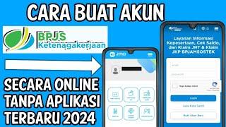 Cara Daftar Akun JMO BPJS Ketenagakerjaan Online | BPJS ketenagakerjaan bisa dicairkan