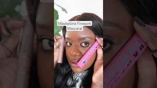 Trying #maybelline #fireworkmascara. #drugstoremakeup #makeupreview #honestreview