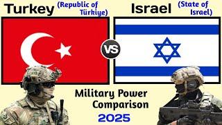 Türkiye vs Israel military power Comparison 2025 | Israel vs Turkey military power comparison 2025