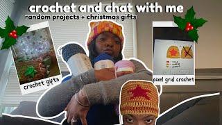 crochet and chat with me  crochet christmas gifts, beanies, new year crochet goals