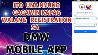 PAANO MAG REGISTER DMW MOBILE APP : ofw pass