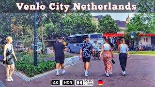 Venlo Netherlands,  Walking tour in Venlo City 4k 60fps