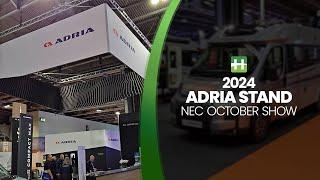 Caravan & Motorhome Show October 2024 - Adria Stand Tour