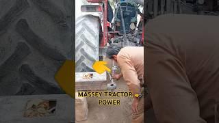 Massey Tractor Power|Your Partner for Heavy-Duty Farming#shortvideo #viralvideo