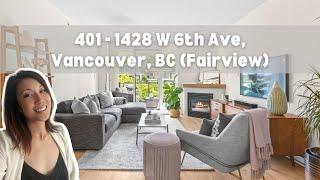 Inside a Vancouver Westside luxury condo in Fairview | 401 1428 W 6th Avenue