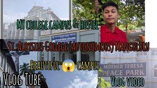 My college campus & Hostel  ️|| St. Aloysius College Mangaluru || Vlog|| ~Date- 10 /09/23