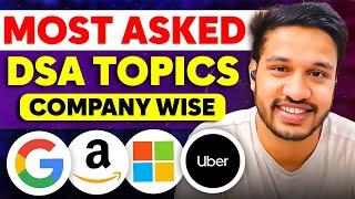 Most asked DSA topics in Google, Amazon, UBER | Last Minute Prep for Interviews | Kushal Vijay