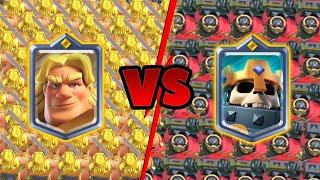 Golden Knight Vs Skeleton King | Clash Royale Challenge #27