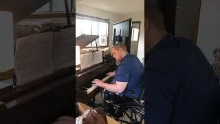 Michael Frechen on piano