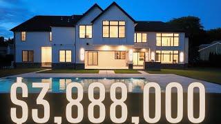 THE MOST LUXURIOUS MASSIVE $3.8M NEW CONSTRUCTION MEGA MANSION PARAMUS NJ