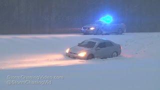 Emporia, Virginia Winter Storm Travel Nightmare - 1/7/2017