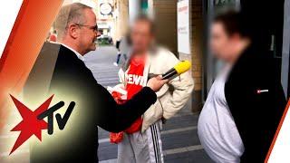 Menschen vor dem Jobcenter Arbeit anbieten: Das stern TV-Experiment | stern TV